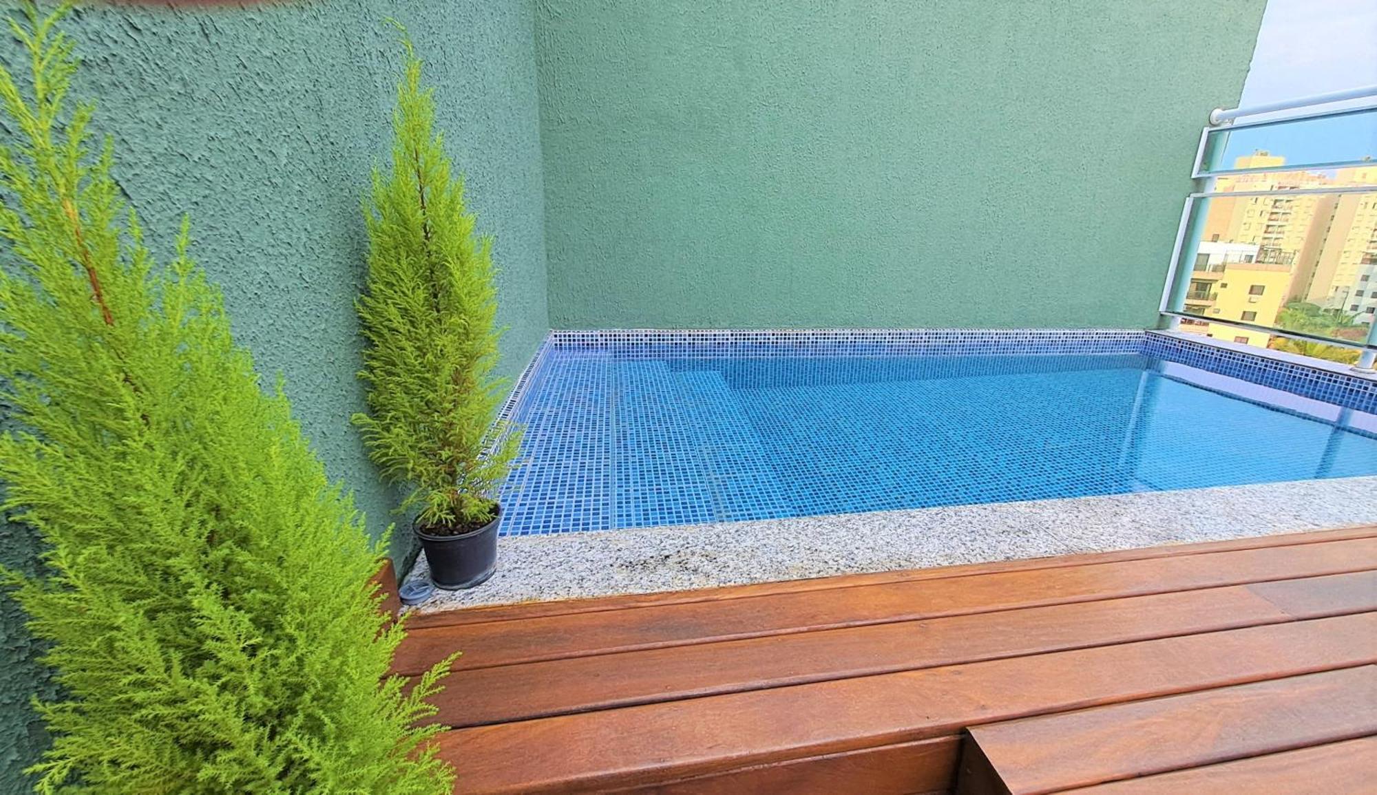 Cobertura Com Piscina - Praia Da Enseada Guarujá Extérieur photo